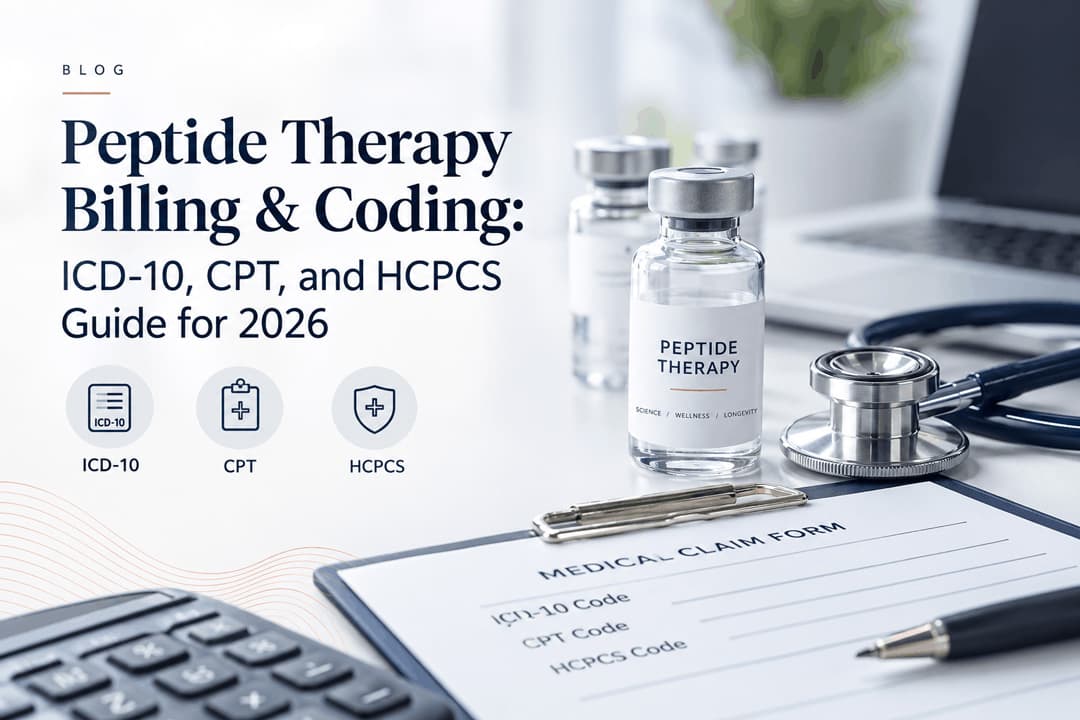 Peptide Therapy Billing & Coding: ICD-10, CPT, and HCPCS Guide for 2026
