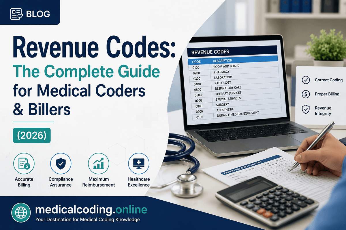 Revenue Codes: The Complete Guide for Medical Coders & Billers (2026)