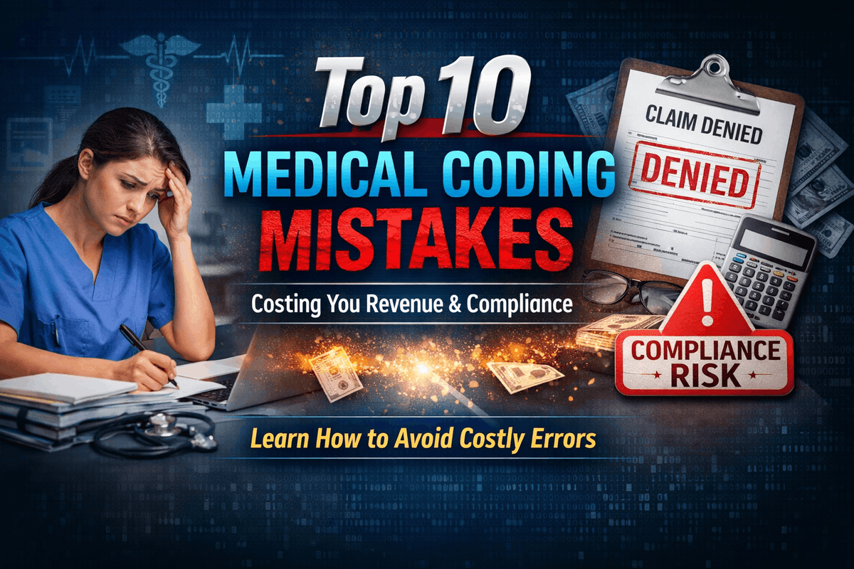 Top 10 Medical Coding Mistakes That Are Costing You Time, Money & Compliance